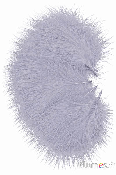 Kalkoen maraboe - 8-12 cm - grijs